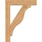 Ekena Millwork Funston Block Smooth Bracket w/ Offset Brace, Western Red Cedar, 7 1/2"W x 36"D x 48"H BKT0806X36X48FST05SWR - alternate 2